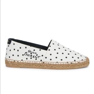 🖤Saint Laurent Signature Polka Dot Espadrille🖤